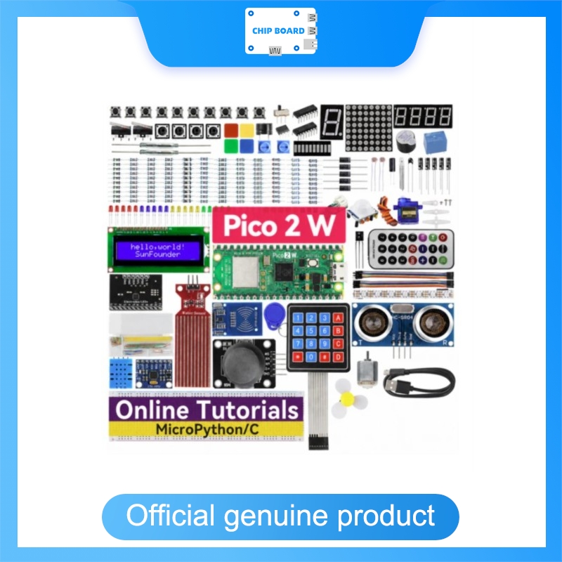 Raspberry Pi Kit - SunFounder Raspberry Pi Pico 2 W