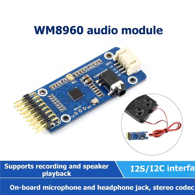 Pi Display - WM8960 For Raspberry Pi 5/7 Inch