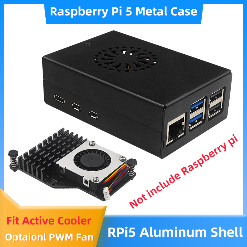 Raspberry Pi 5 Aluminum Alloy  - Pi Power Supply review and price